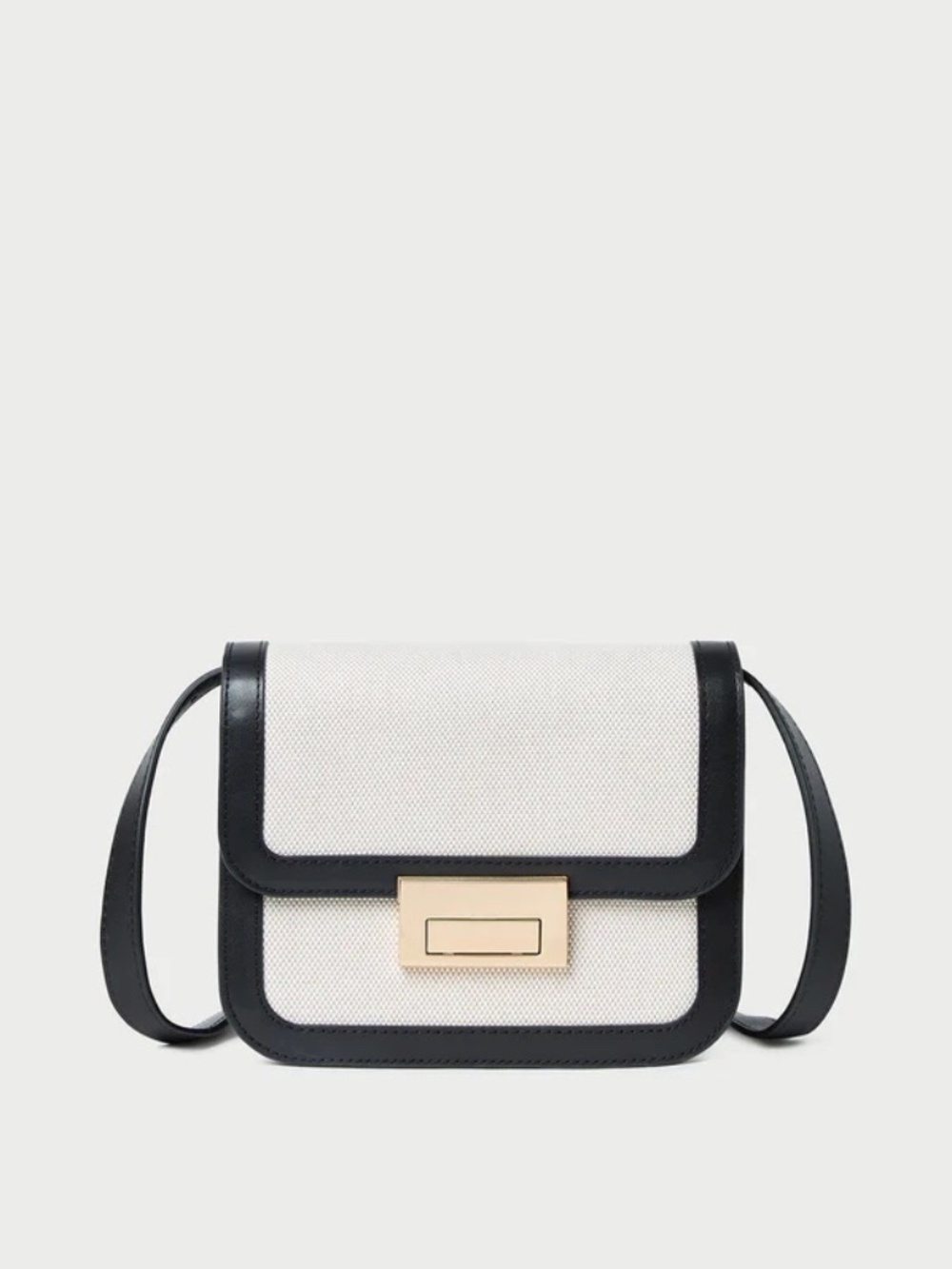 *NO OFFER* Loeffler Randall Black/Natural Canvas Crossbody